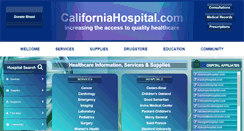 Desktop Screenshot of californiahospital.com